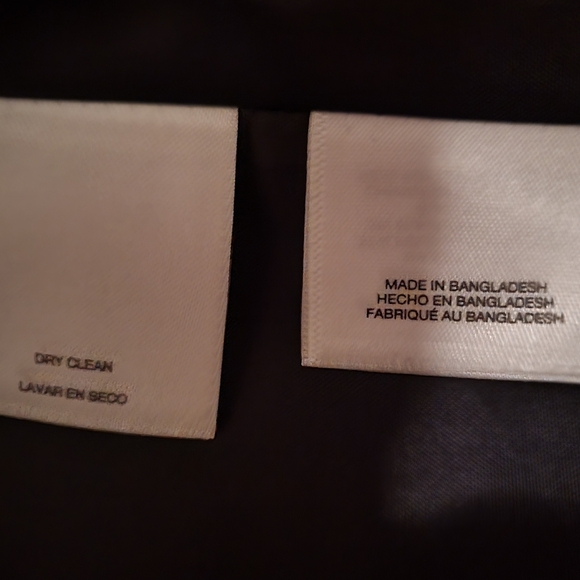 NWT Kasper black cream open front corpcore blazer size 10 - Picture 6 of 6